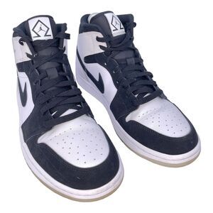 Nike Black and White High-Top Sneakers